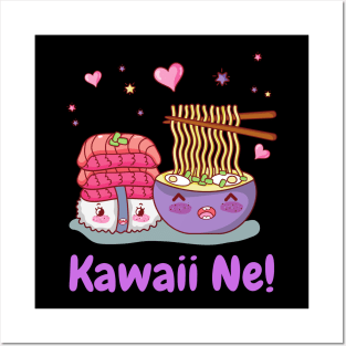 kawaii sushi Posters and Art